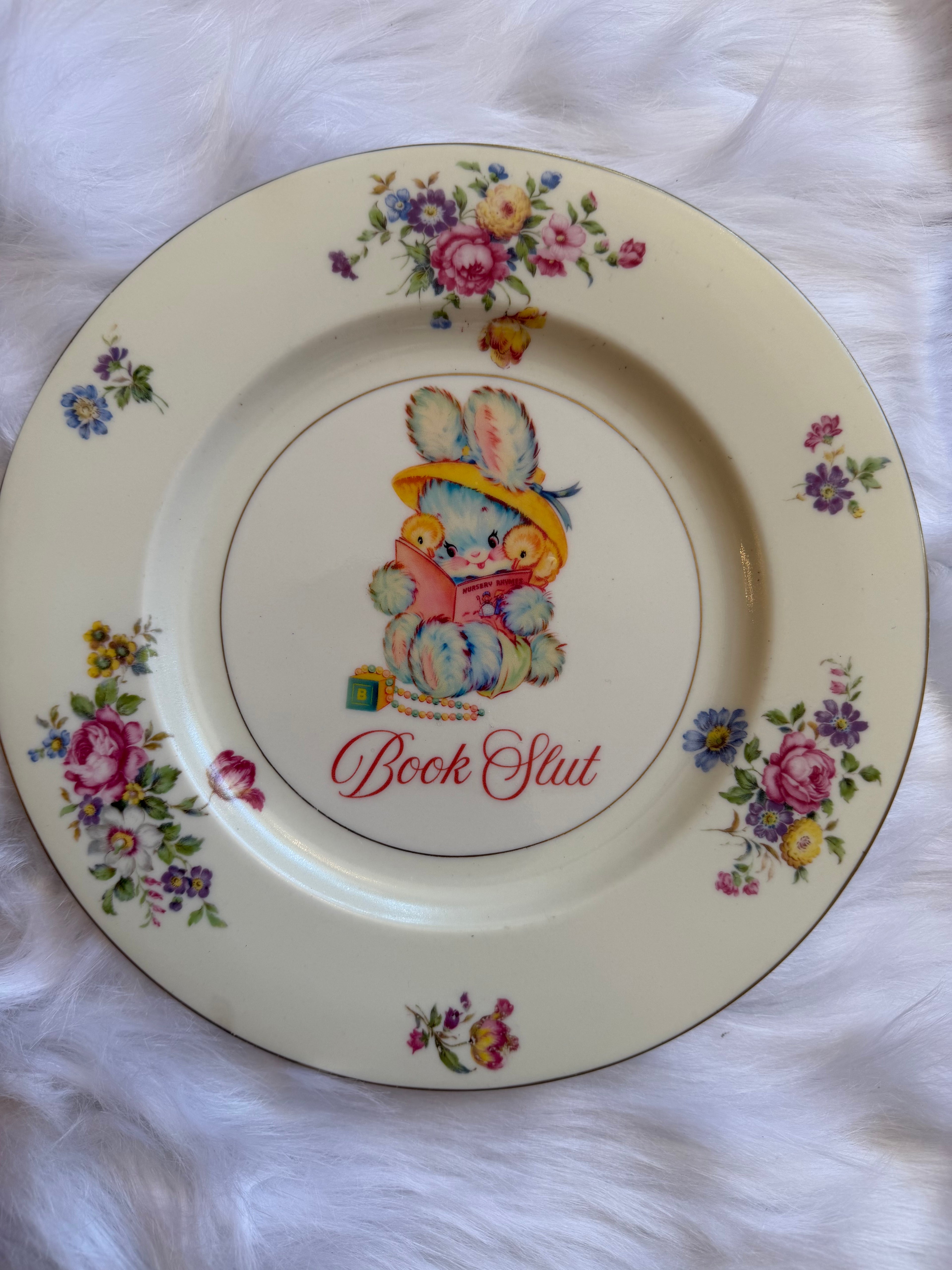 Book Slut Decorative Plate