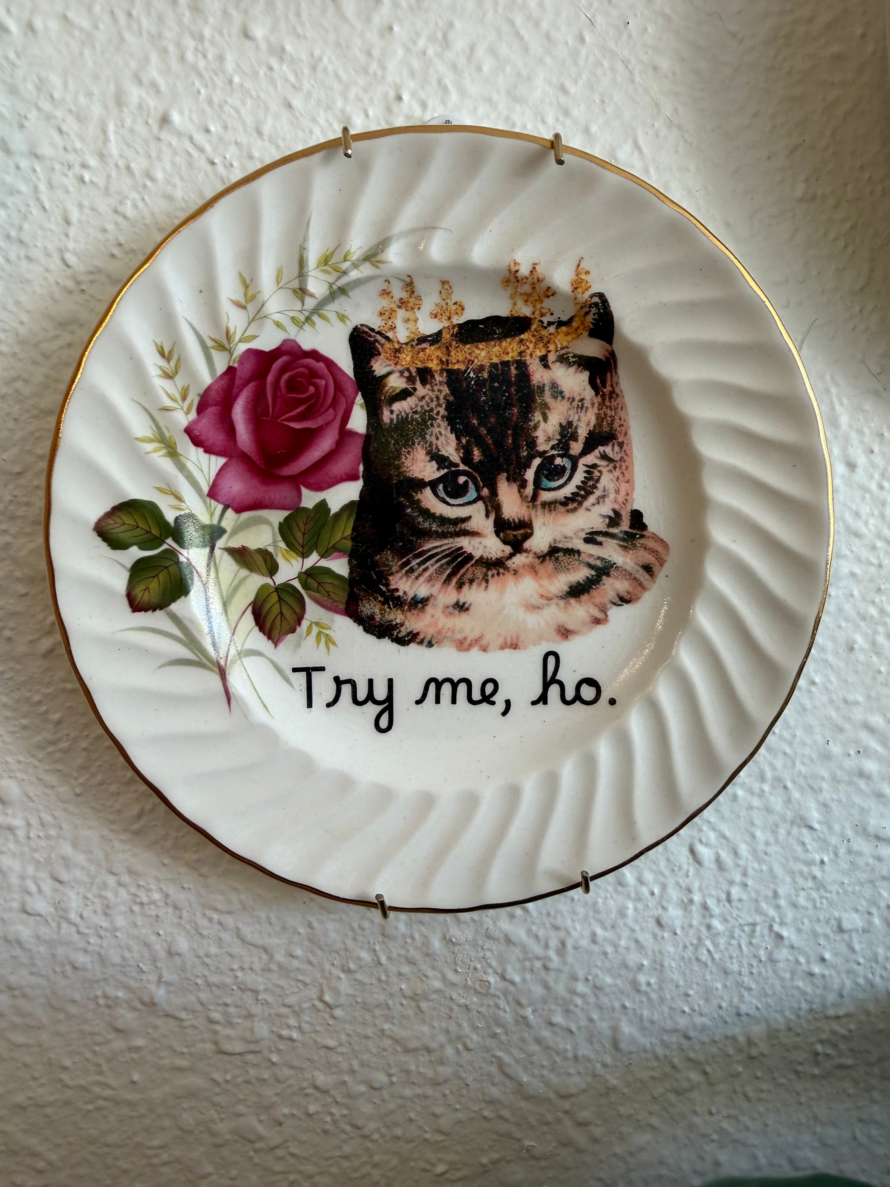 Try Me Ho Antique Decorative Dish