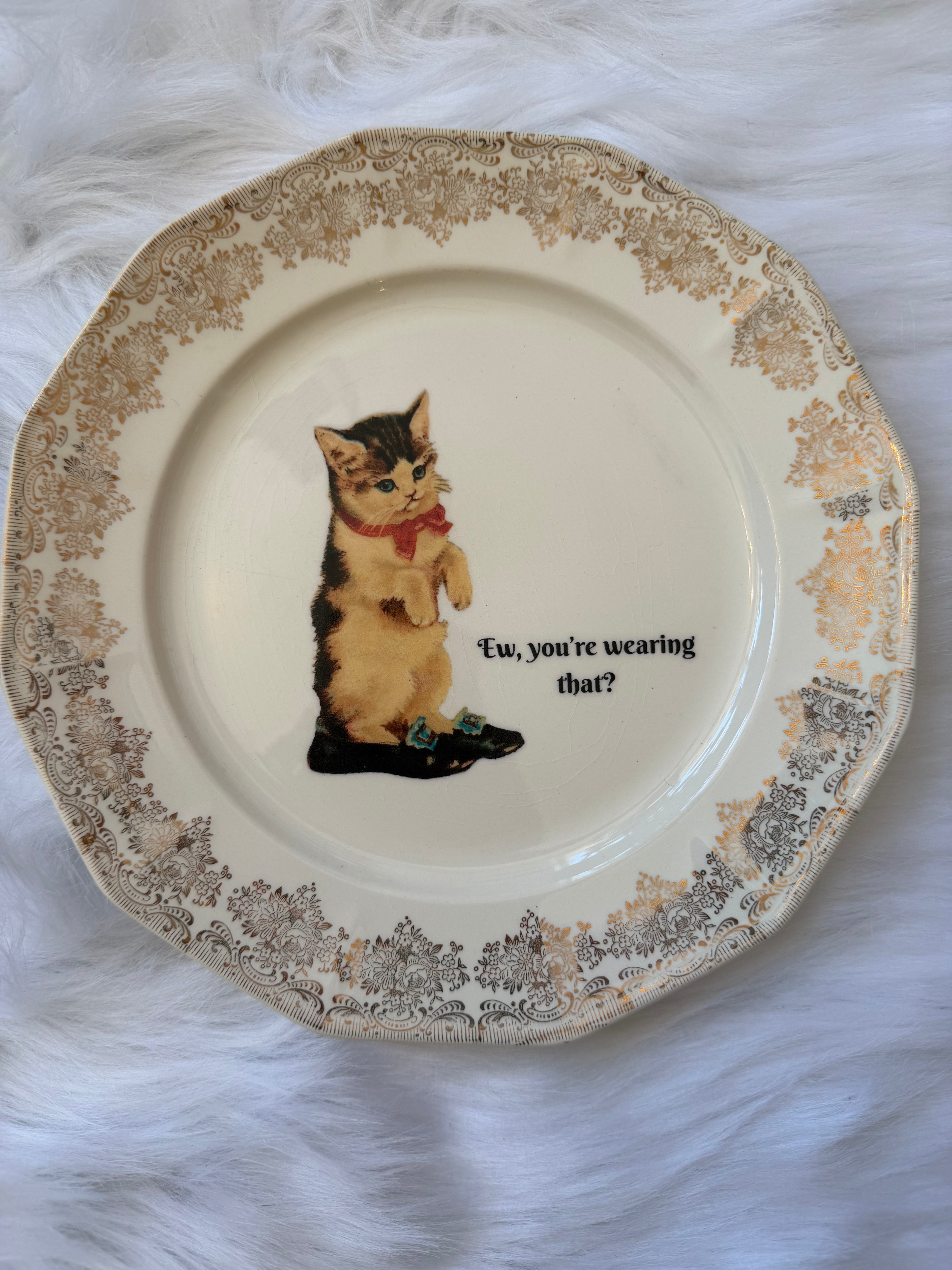 Ew, You’re Wearing That? Decorative Plate