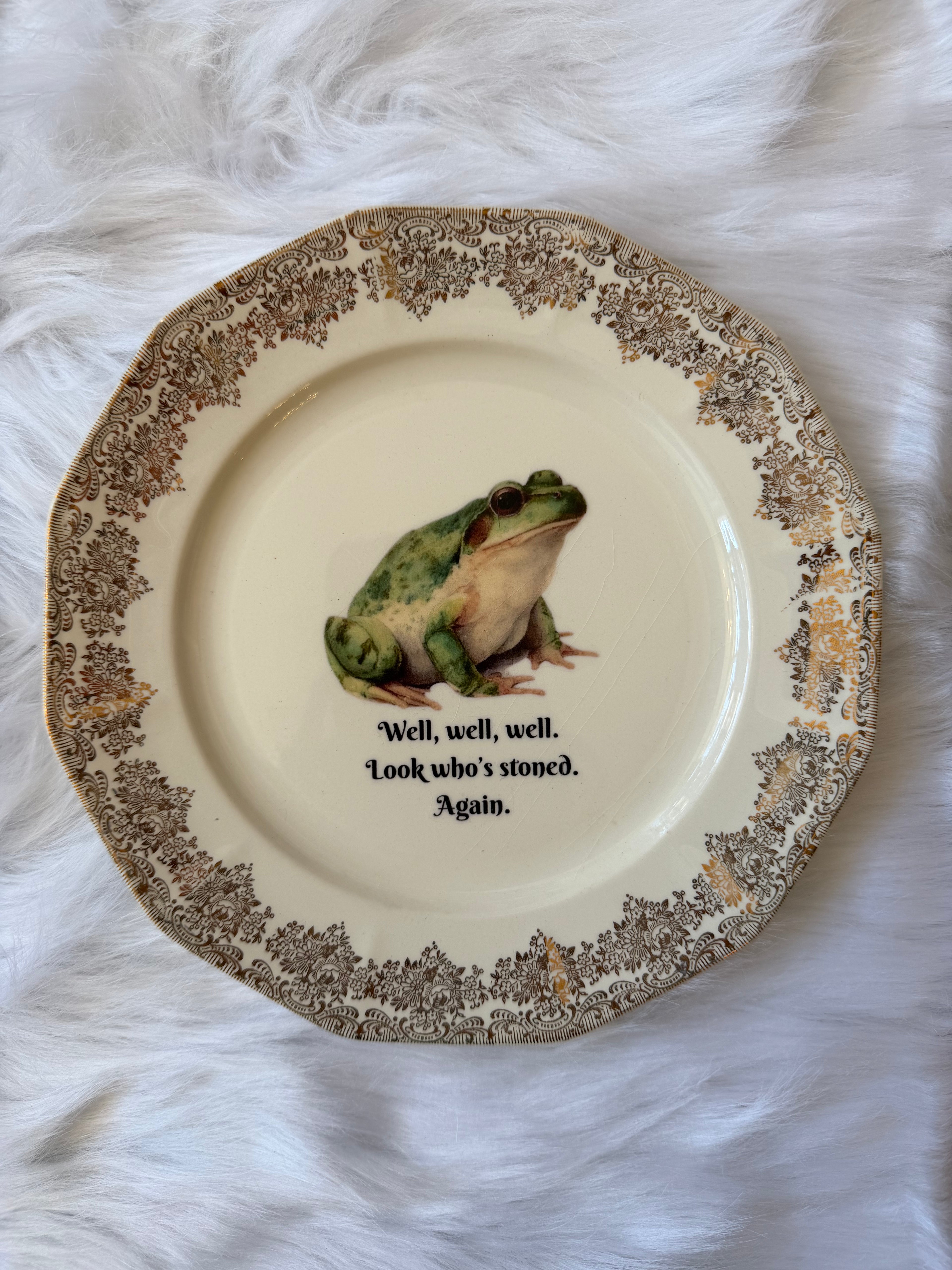 Look Who’s Stoned.Again. Decorative Plate