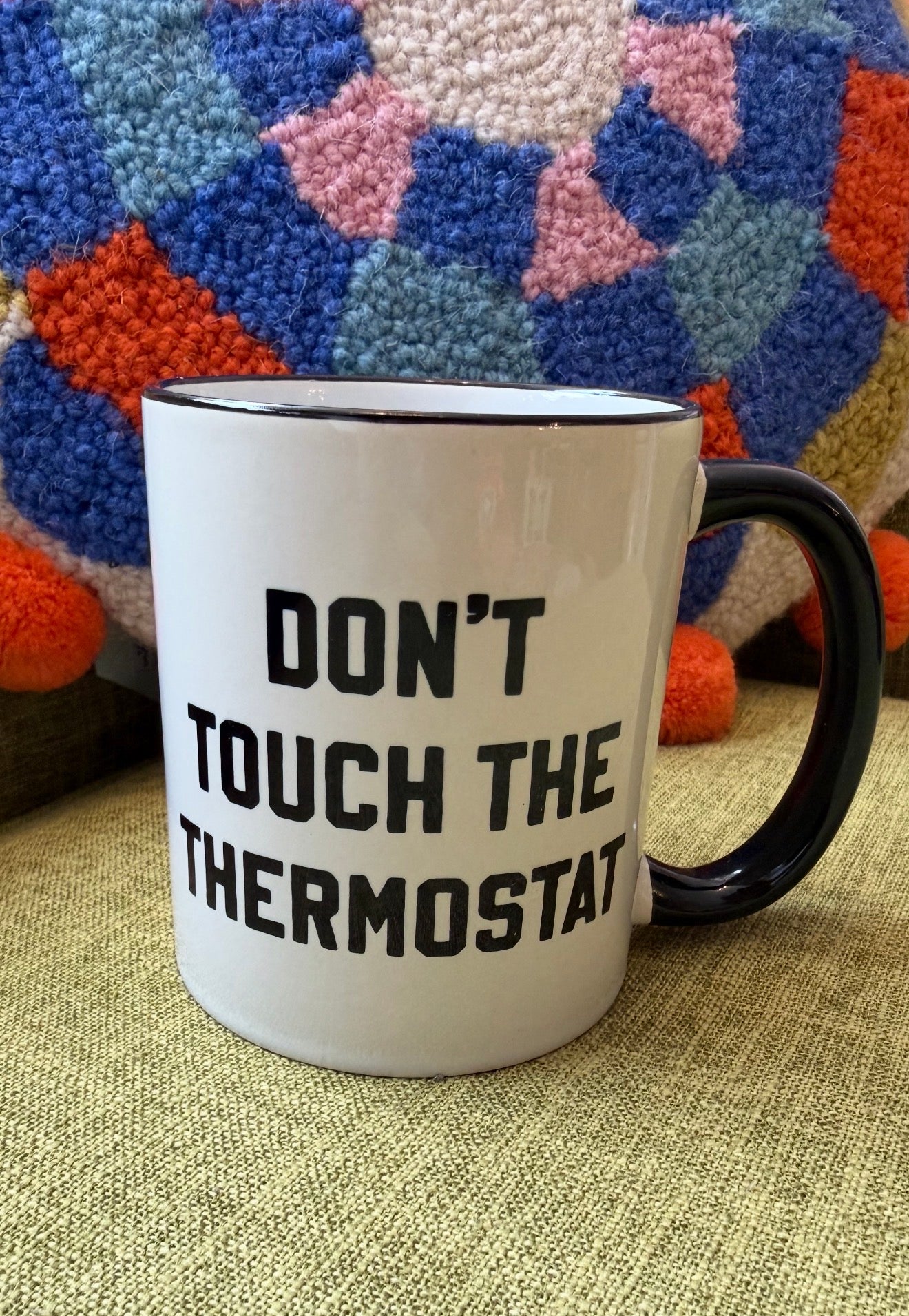 Don’t Touch The Thermostat, Father's Day Mug