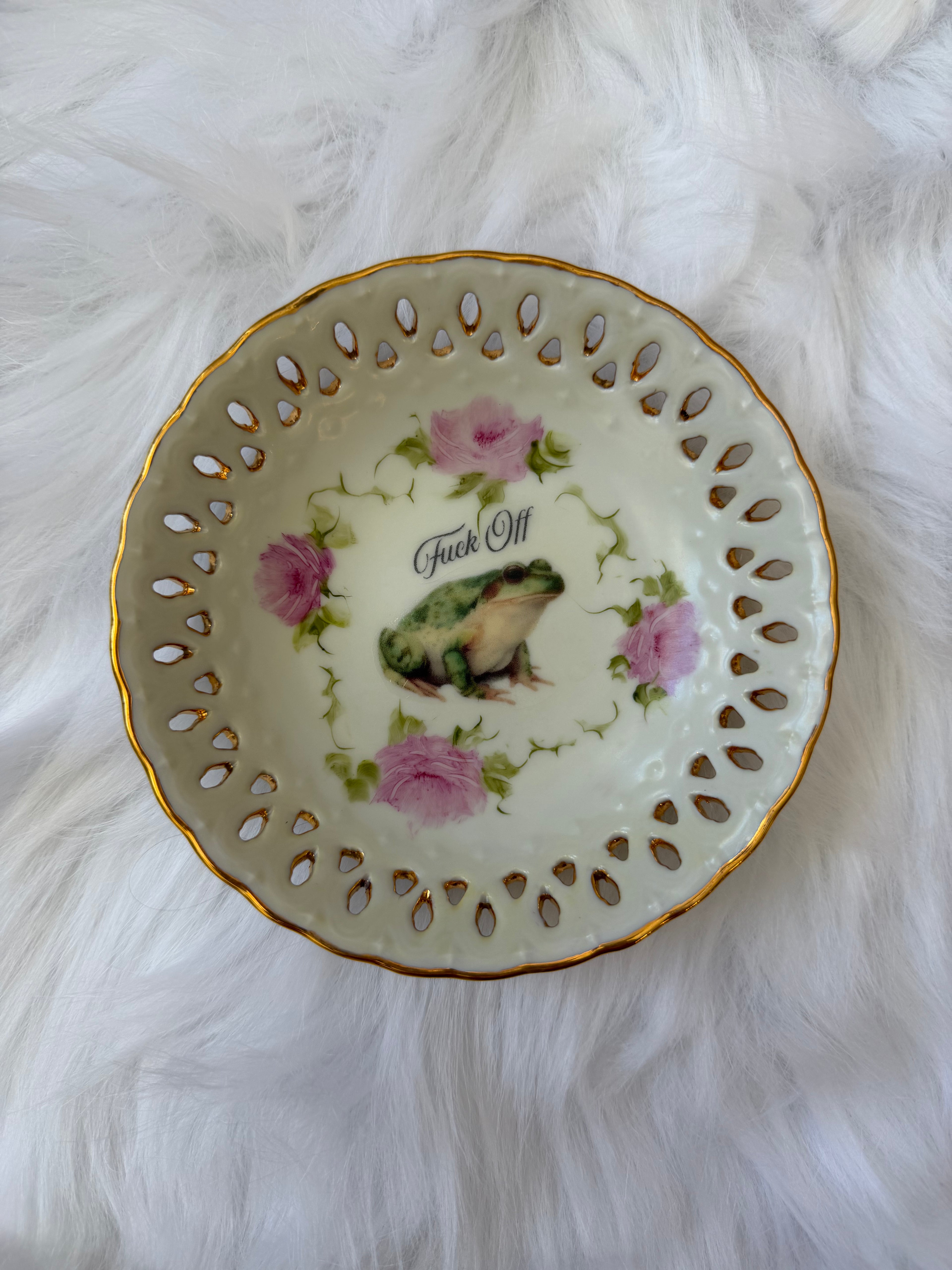 Fuck Off Decorative Bowl