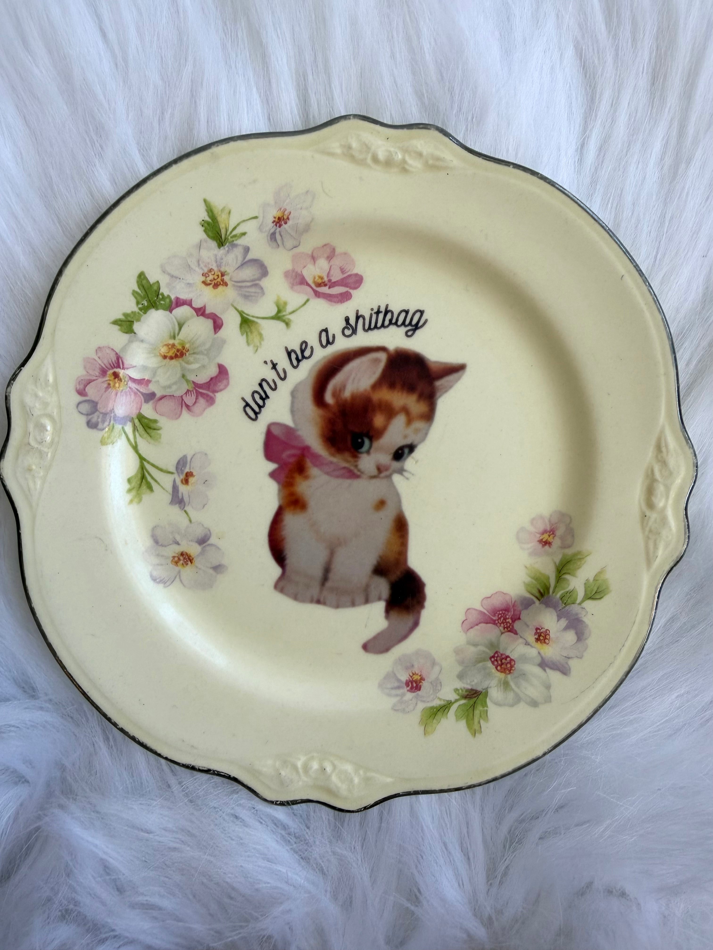 Don't Be A Shitbag Decorative Plate