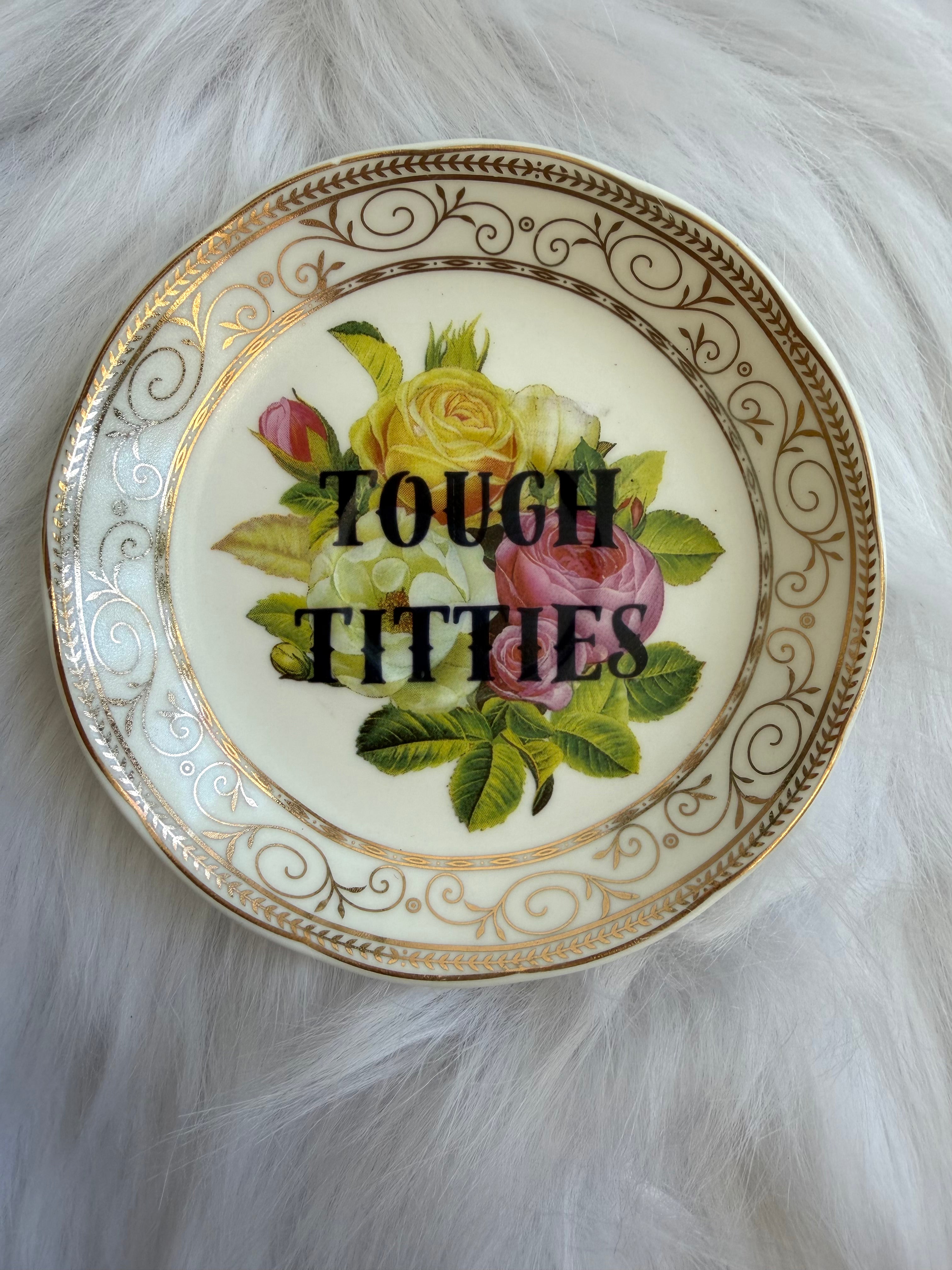 Tough Titties Vintage Trinket Tray
