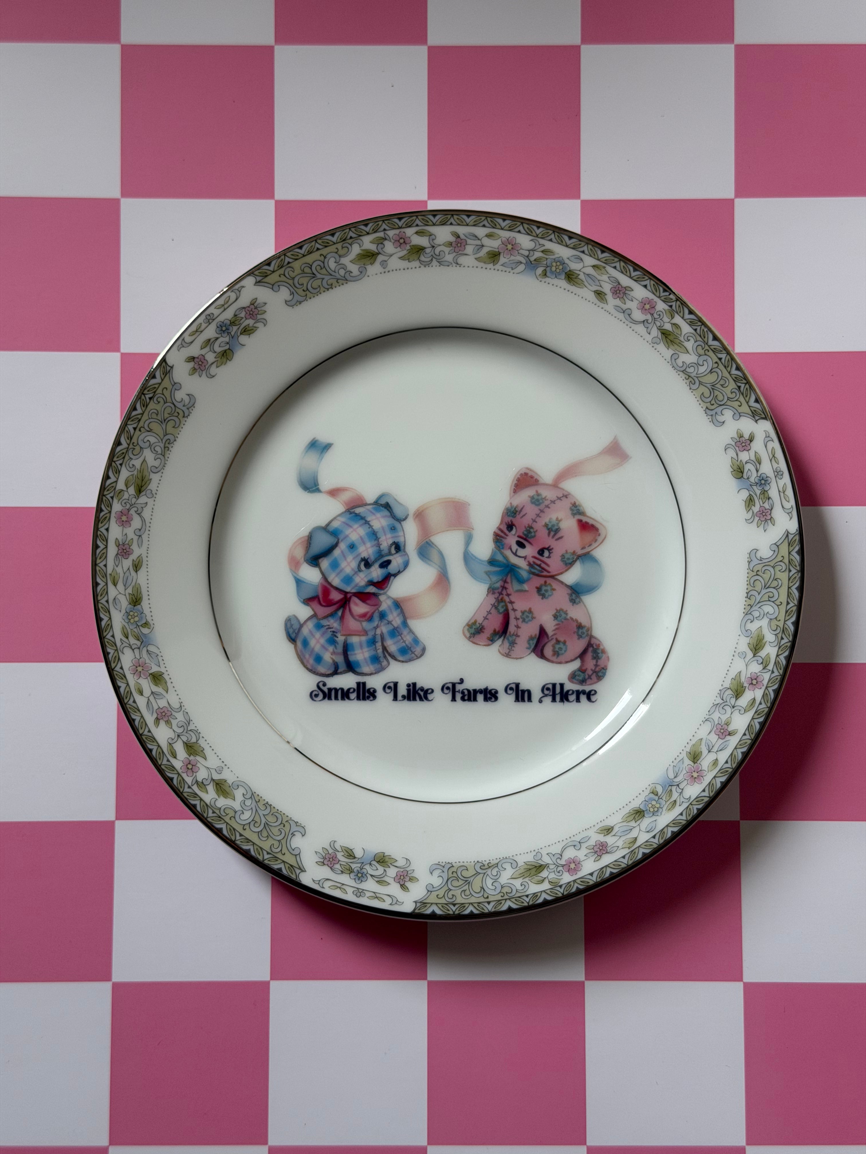 This Place Smells Like Farts Vintage Decorative Plate