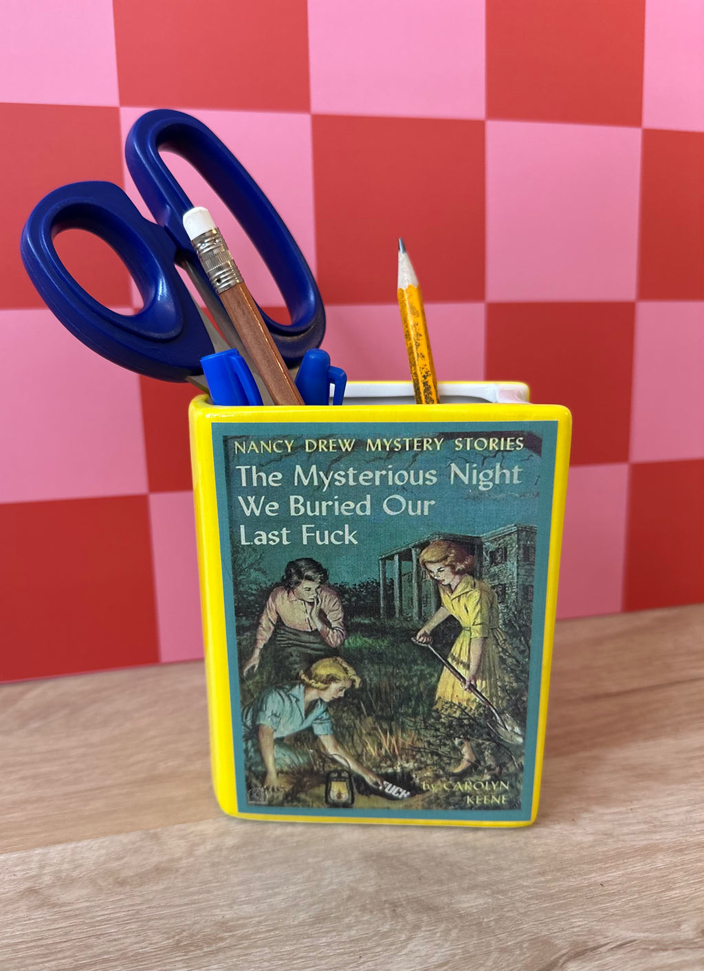 Nancy Drew Last Fuck Vase/Pencil Holder