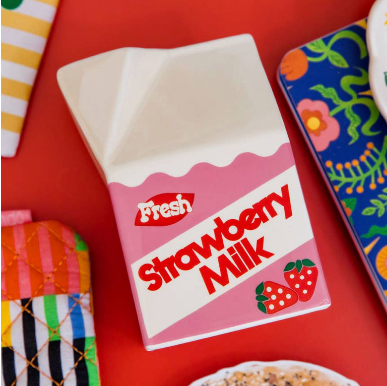 Strawberry Milk Vase