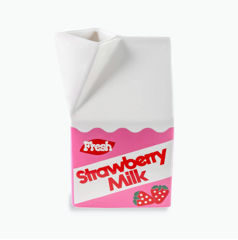 Strawberry Milk Vase