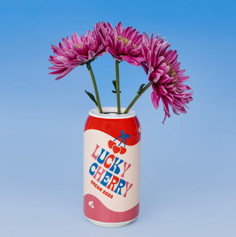 Lucky Cherry Cream Soda Vase
