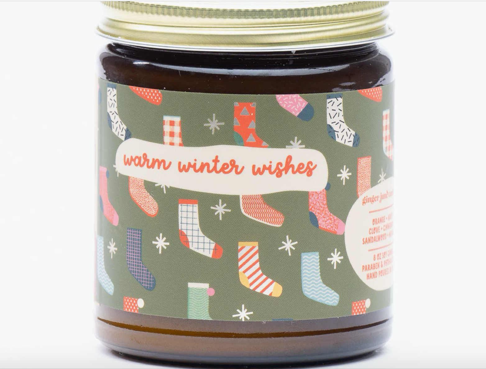 Warm Winter Wishes Holiday Candle
