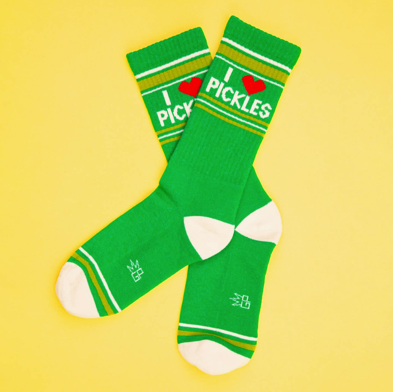 I Heart Pickles Unisex Socks
