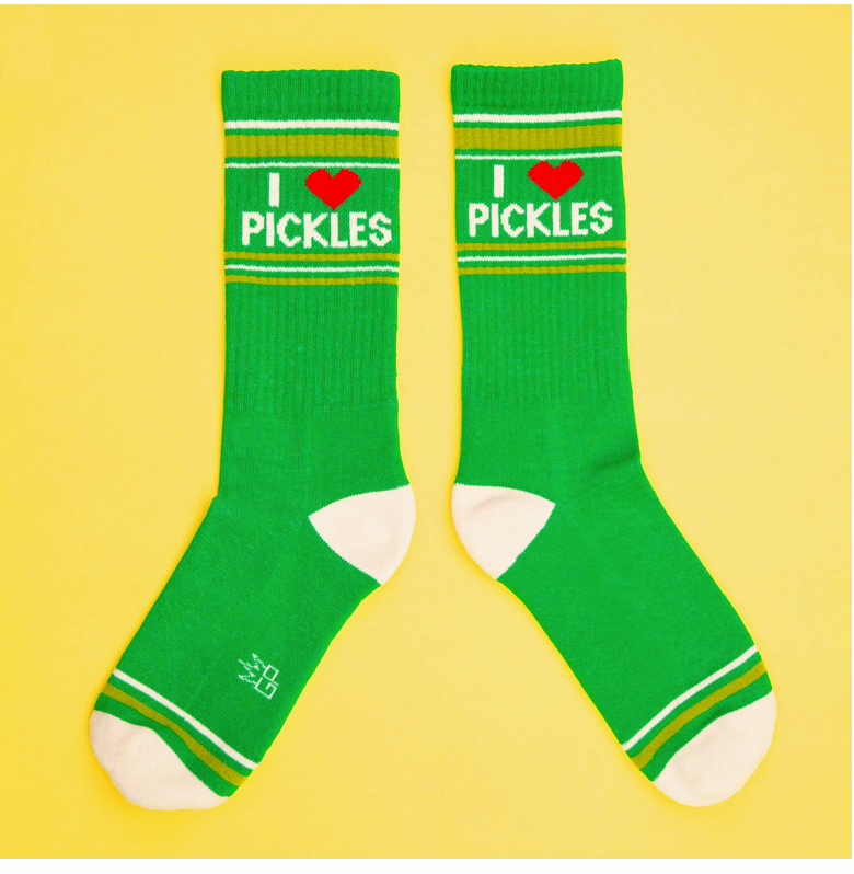 I Heart Pickles Unisex Socks