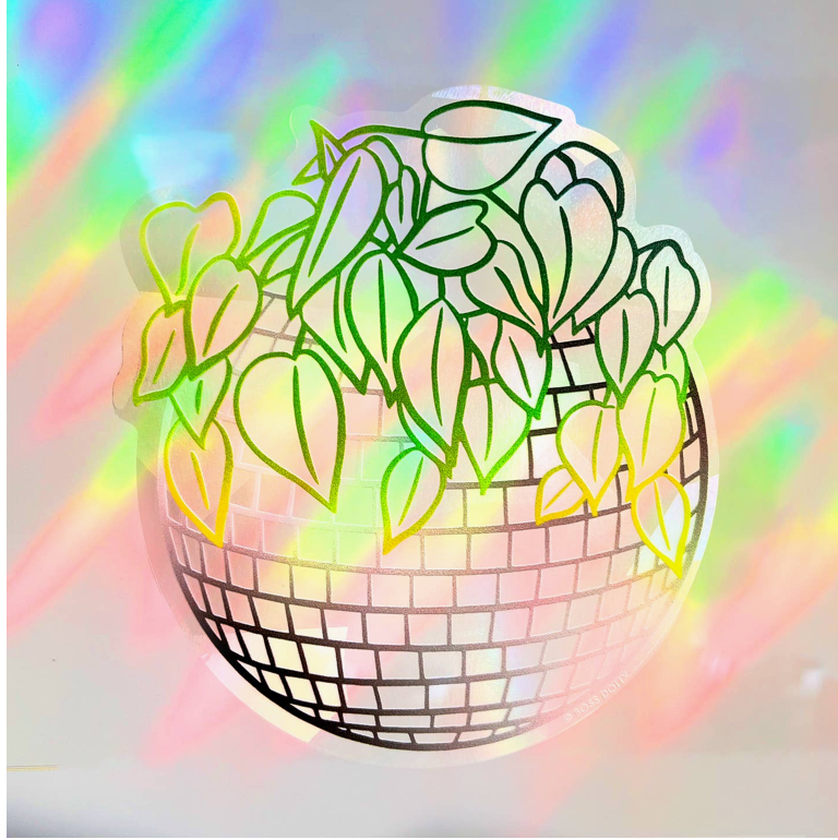 DIsco Ball Planter Suncatcher