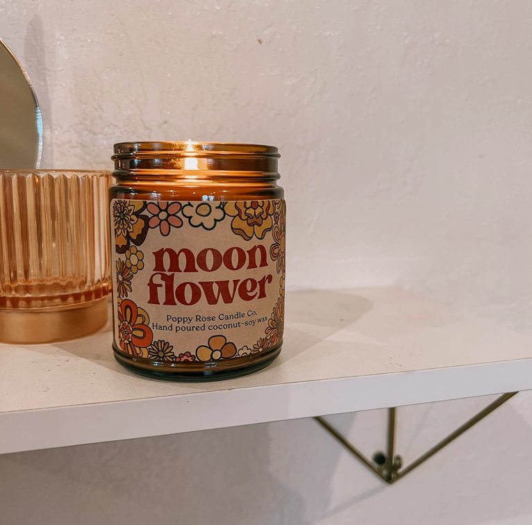Moon Flower Candle