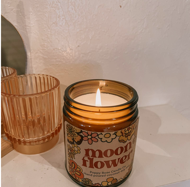 Moon Flower Candle