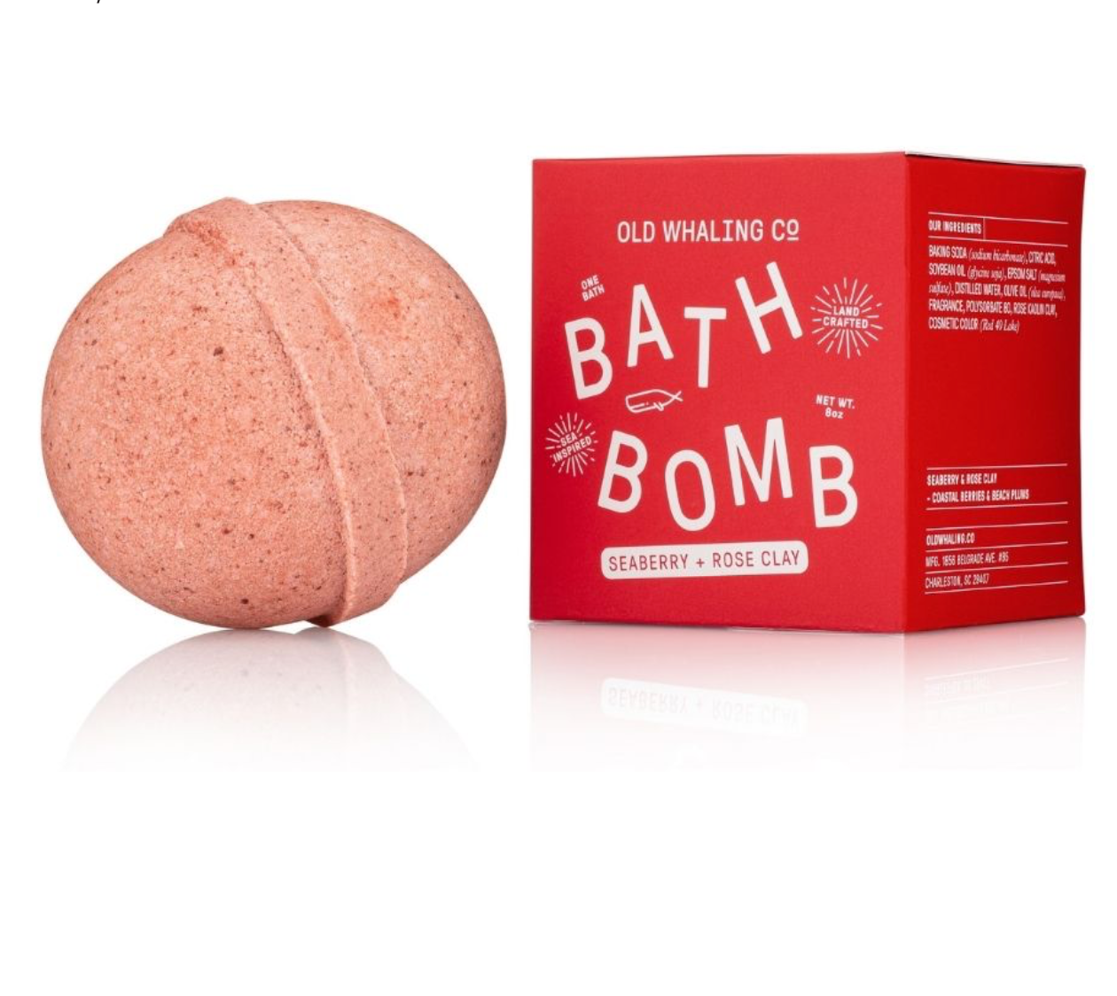 Seaberry & Rose Clay Bath Bomb