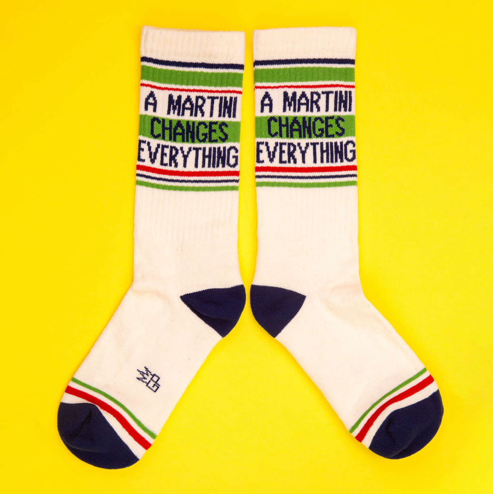 A Martini Changes Everything Unisex Socks