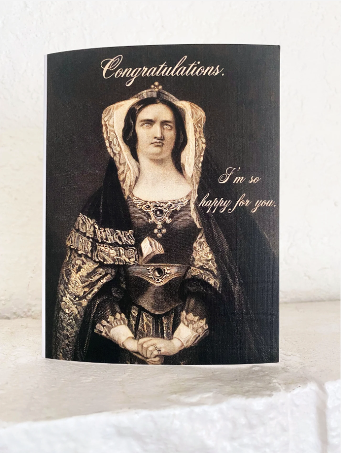 Congratulations I'm So Happy For You Greeting Card