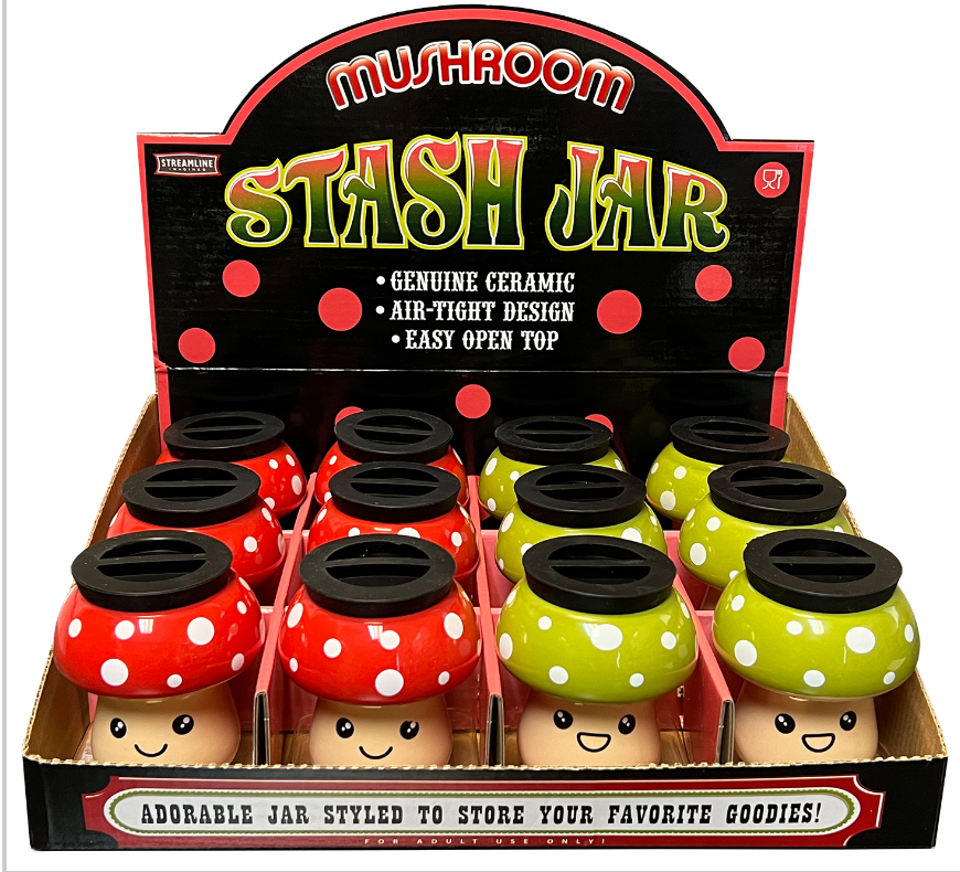 Mushroom Stash Jar