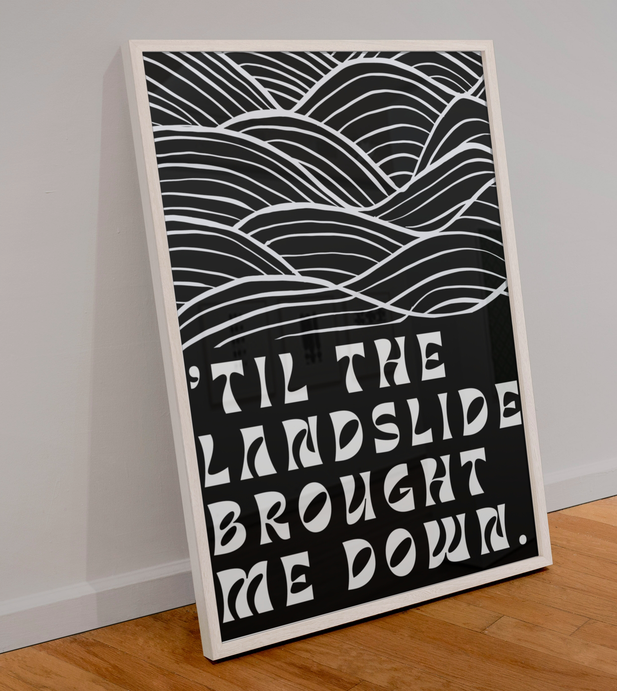 Landslide Art Print