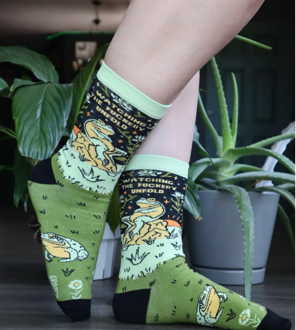 The Fuckery Unfold Women’s Crew Socks