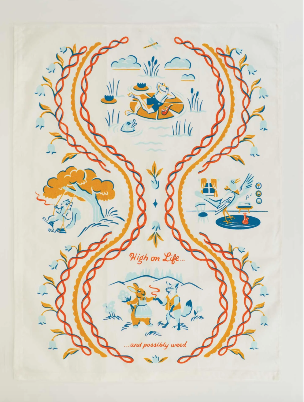 High On Life Dish Towel