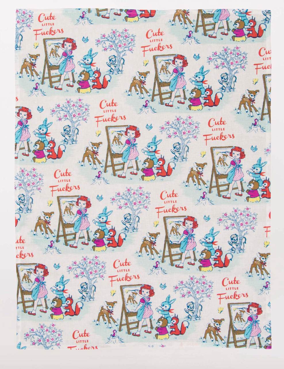 Cute Little Fuckers Dish Towel