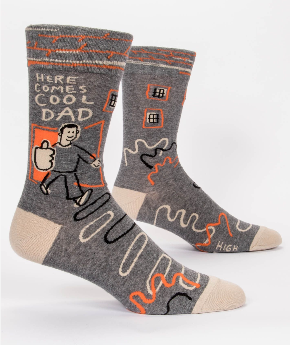 Here Comes Cool Dad Men’s Socks