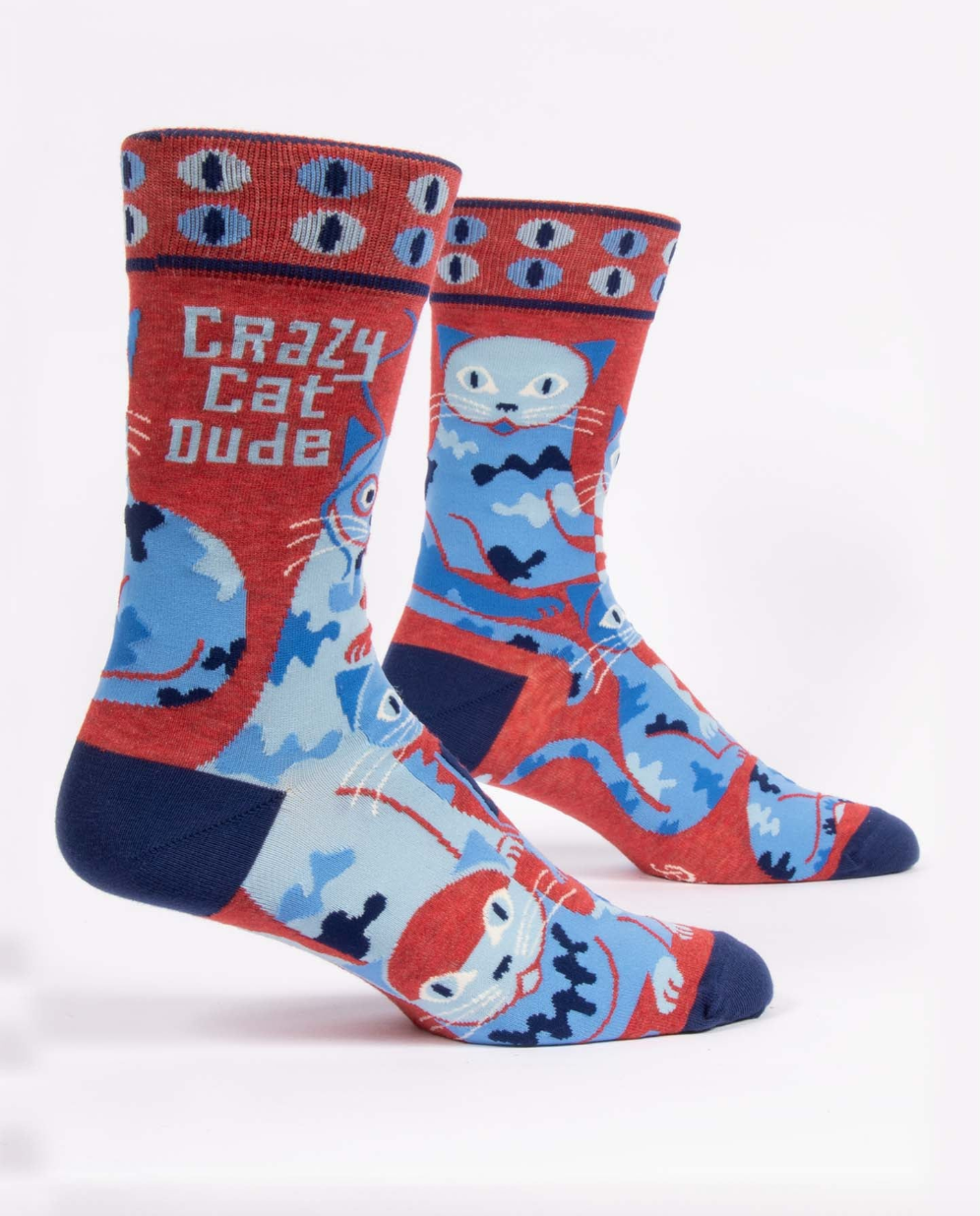 Crazy Cat Dude Men’s Socks