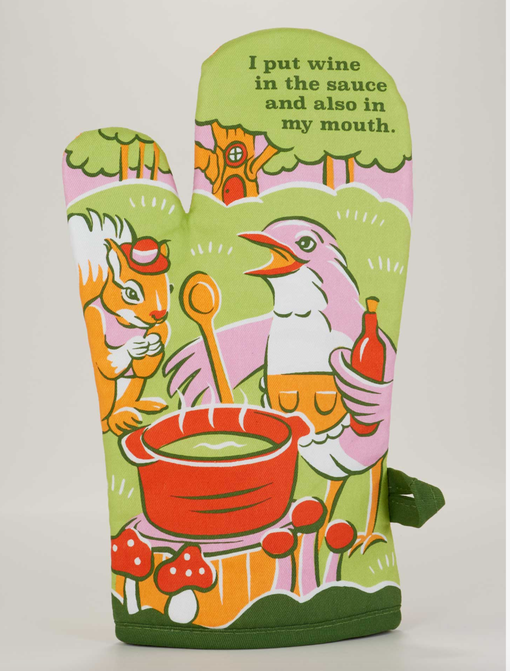 Wine in My Mouth Oven Mitt