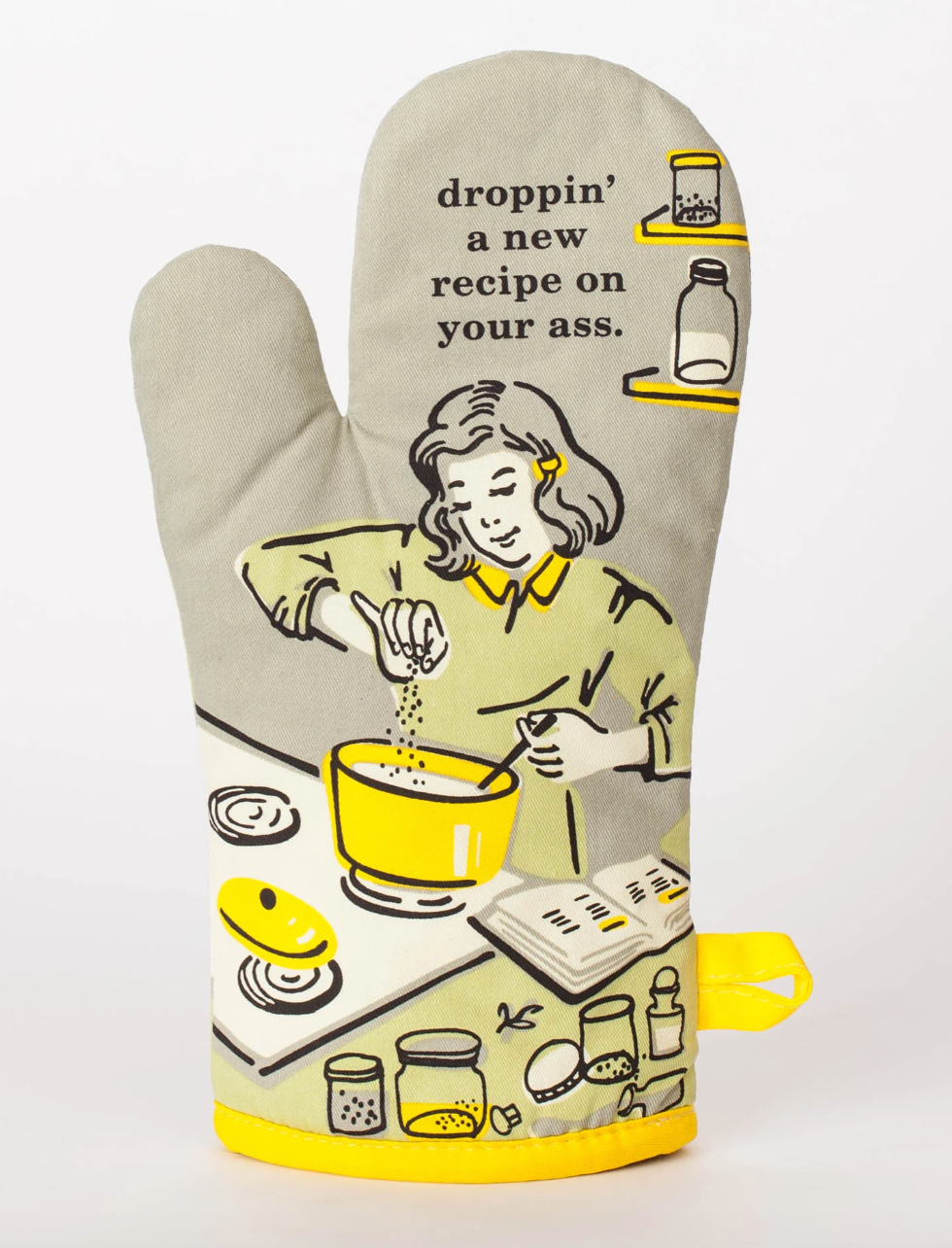 Droppin A Recipe Oven Mitt