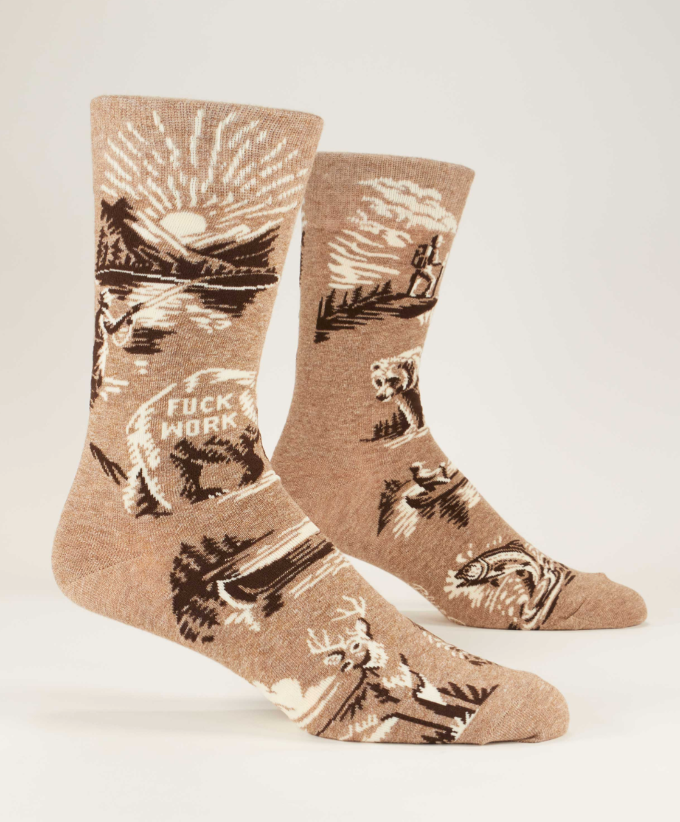 Fuck Work Men’s Socks