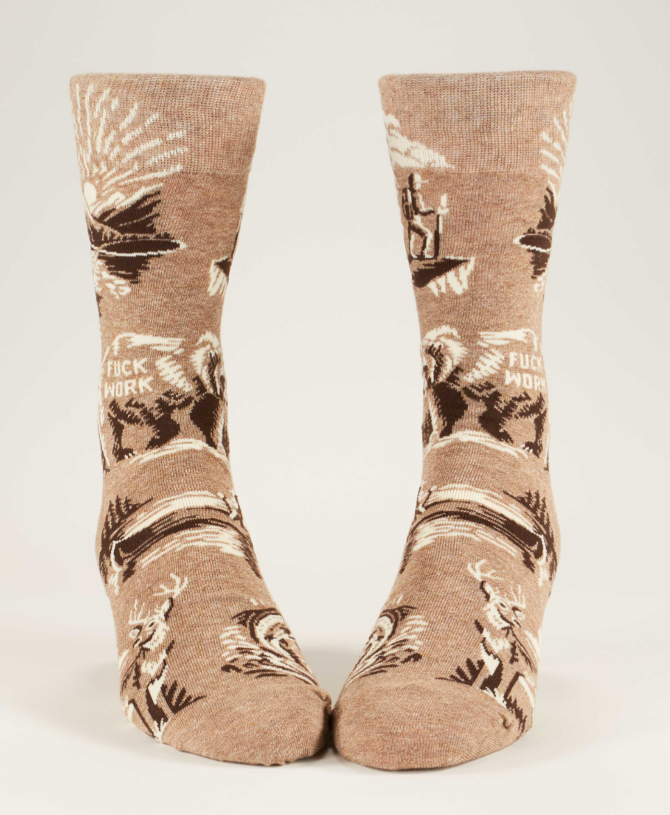 Fuck Work Men’s Socks