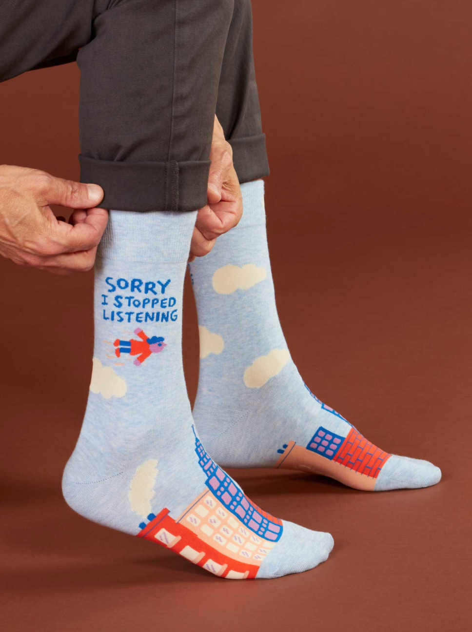 I Stopped Listening Men’s Socks