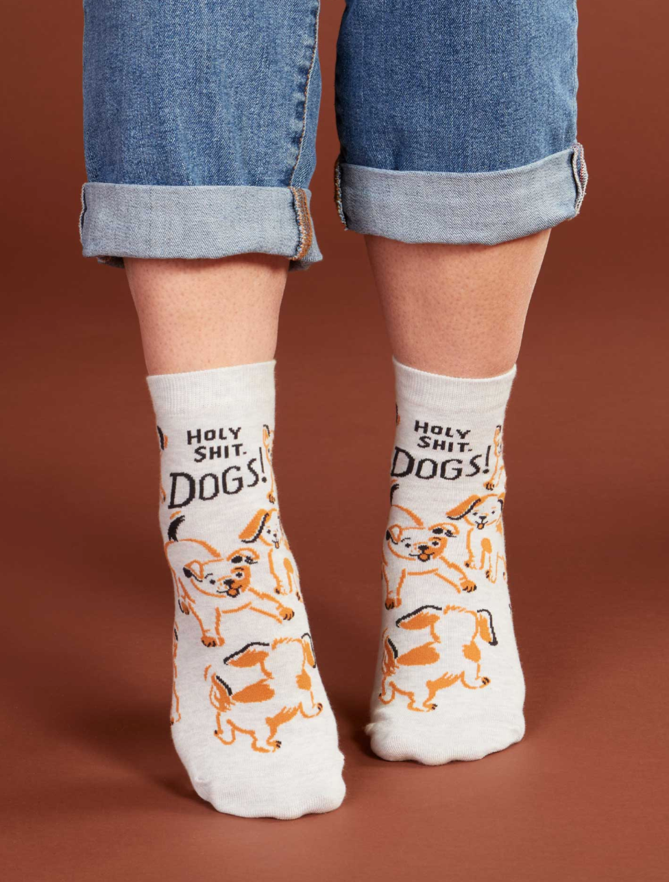 Holy Shit Dogs Ankle Socks