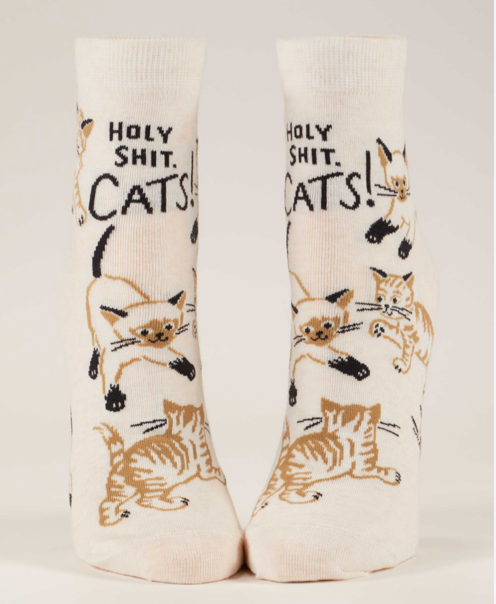 Holy Shit Cats Ankle Socks