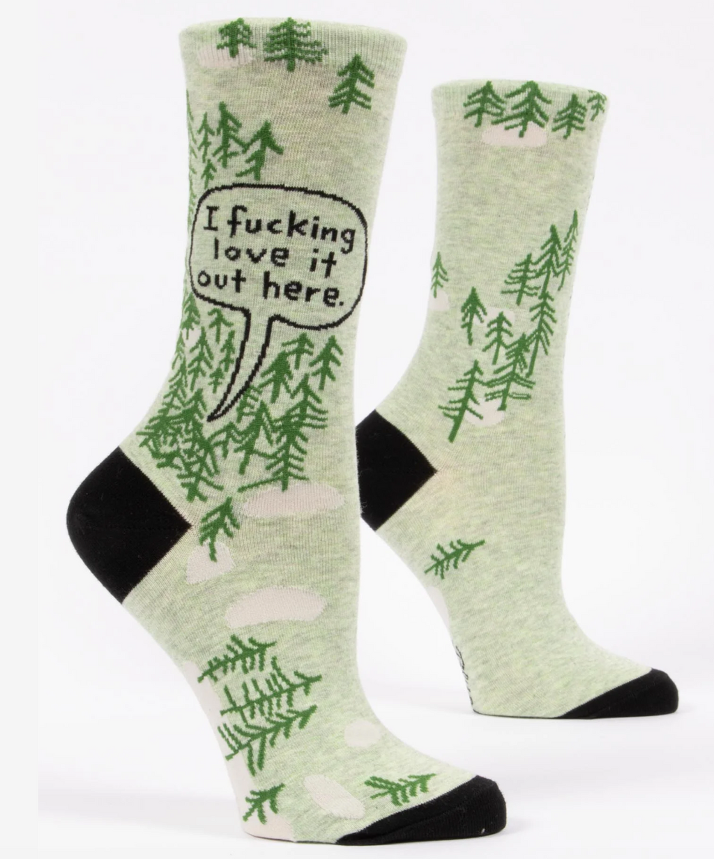 Fucking Love It Out Here Women’s Crew Socks