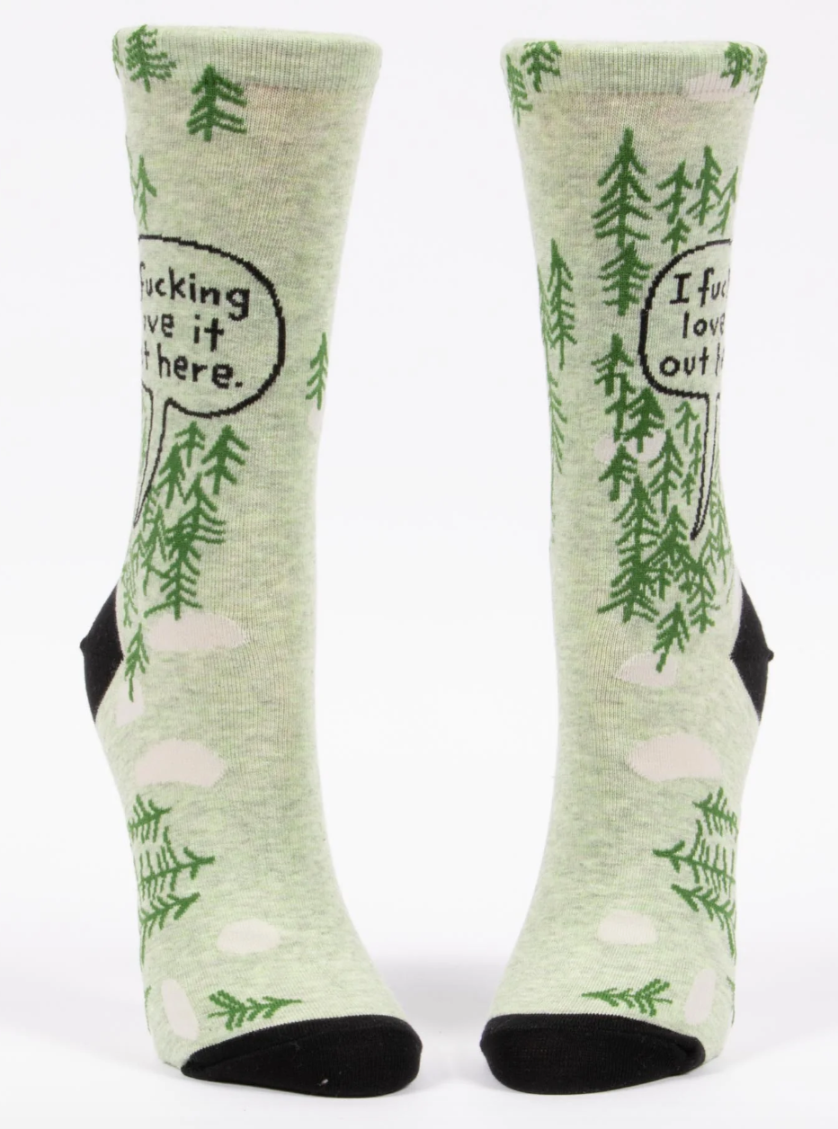 Fucking Love It Out Here Women’s Crew Socks