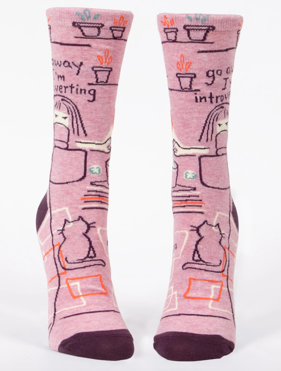 Go Away Introverting Women’s Crew Socks