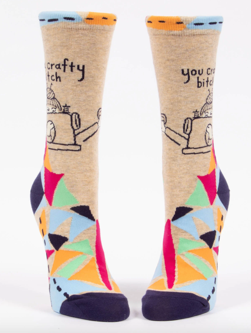 Crafty Bitch Women’s Crew Socks