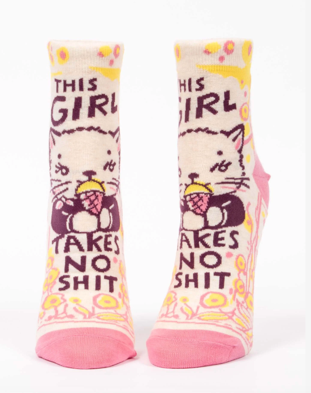 Girl Takes No Shit Ankle Socks