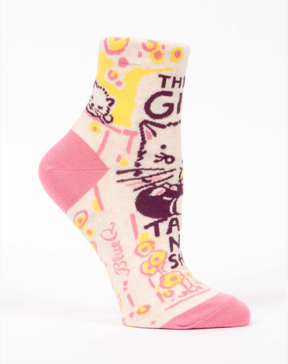 Girl Takes No Shit Ankle Socks