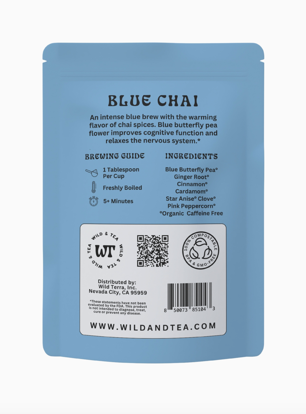Blue Chai Tea