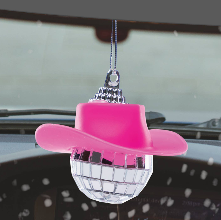 Hanging Cowboy Disco Ball