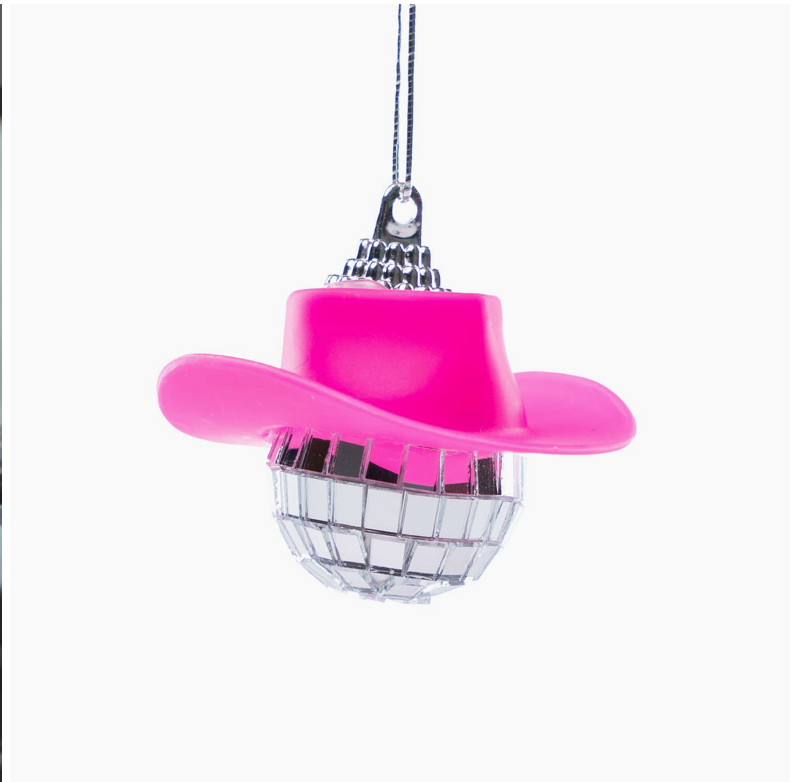 Hanging Cowboy Disco Ball