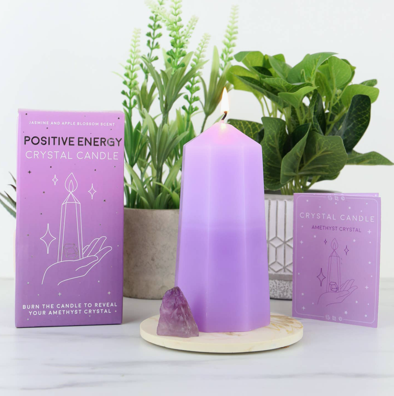 Positivity Crystal Candle