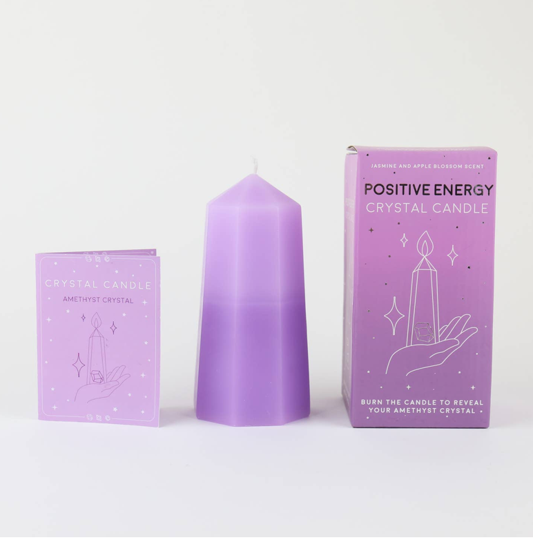 Positivity Crystal Candle