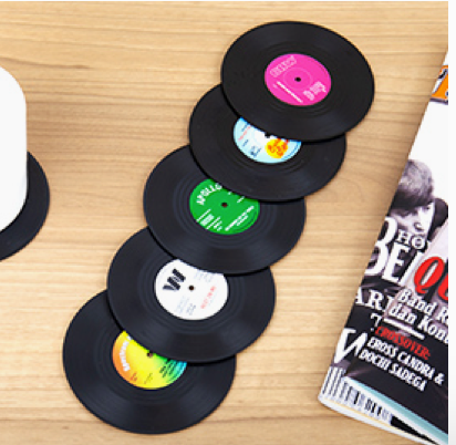 Vinyl Coasters