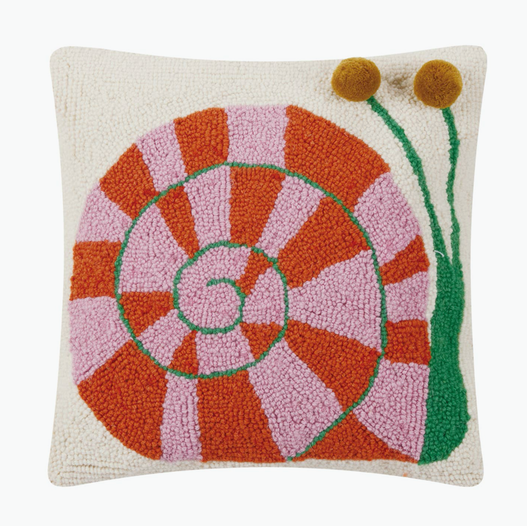 Snails Pace Hook Pillow