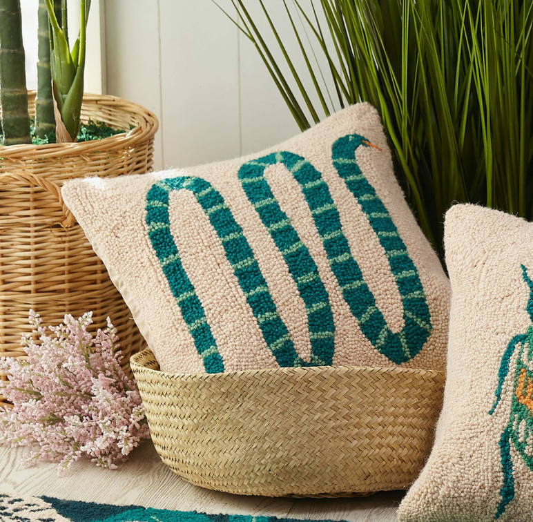 Garden Snake Hook Pillow